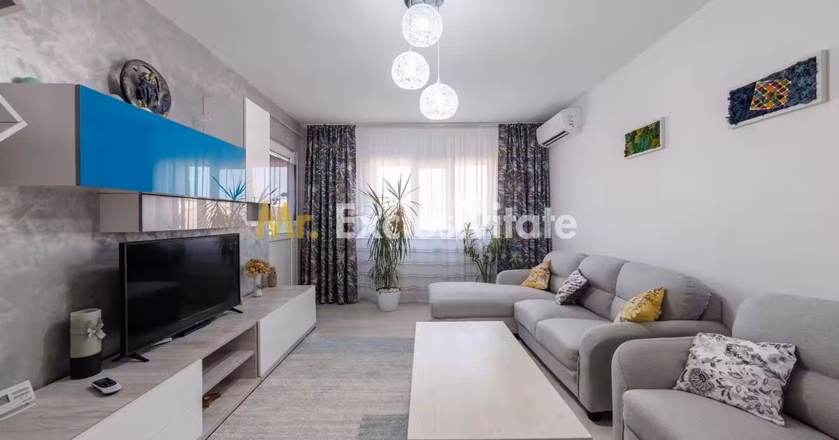 Apartament de vânzare cu 3 camere, mobilat în zona Eremia, Pitești