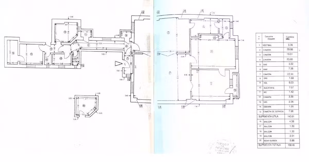 Apartament de vânzare cu 5 camere în zona P-ța Romană, Ultracentral