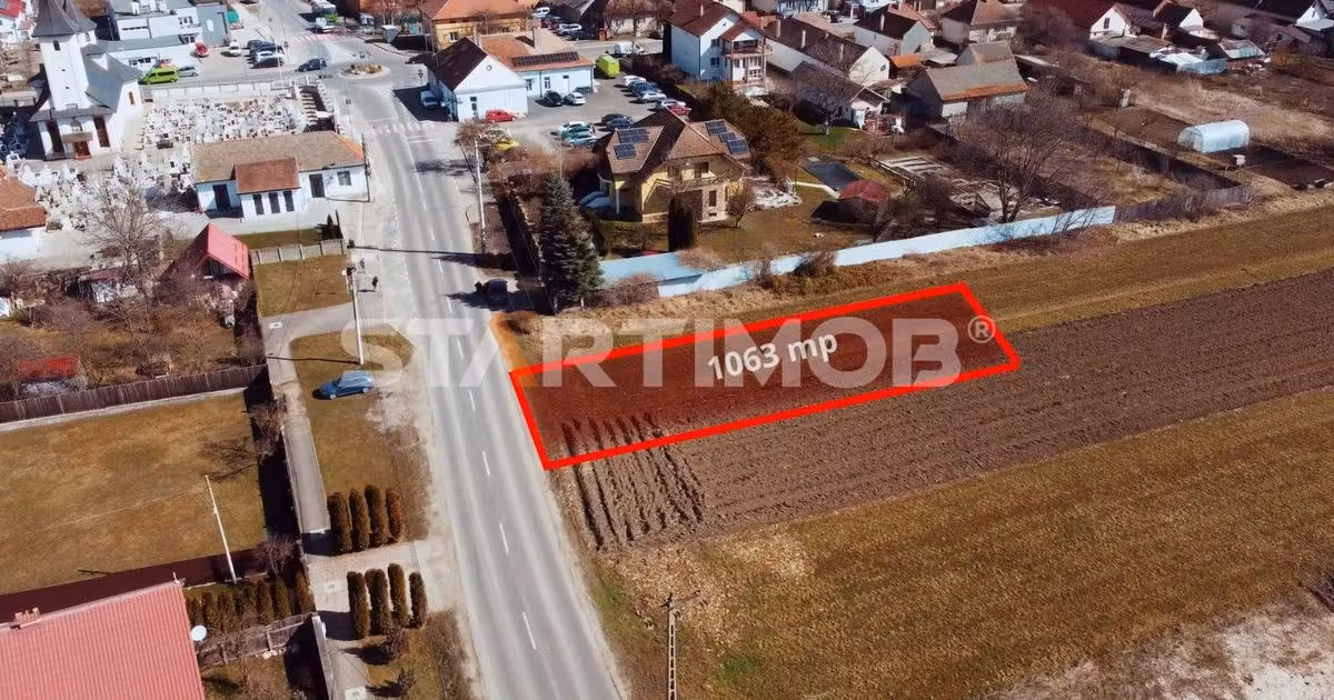 Teren Construcții intravilan de vânzare de 1063 mp, în zona Central, Brașov