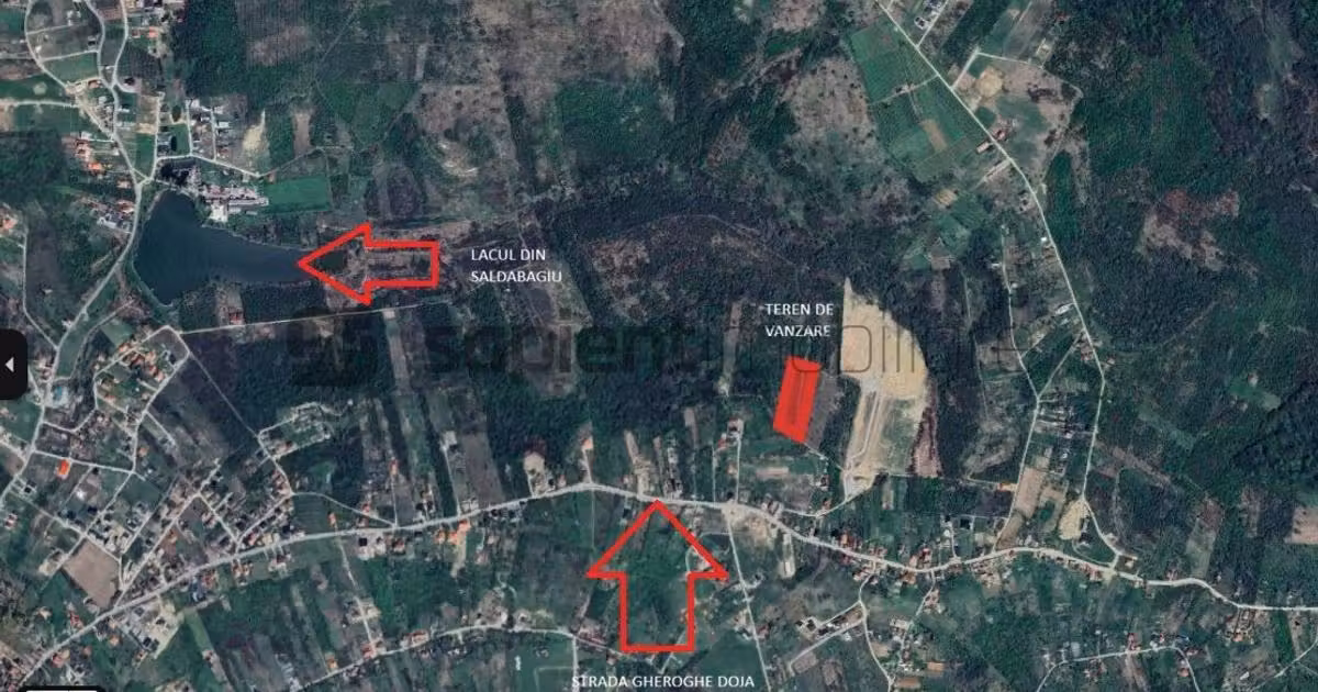 Teren agricol intravilan de vânzare de 4316 mp, în Săldăbagiu de Munte