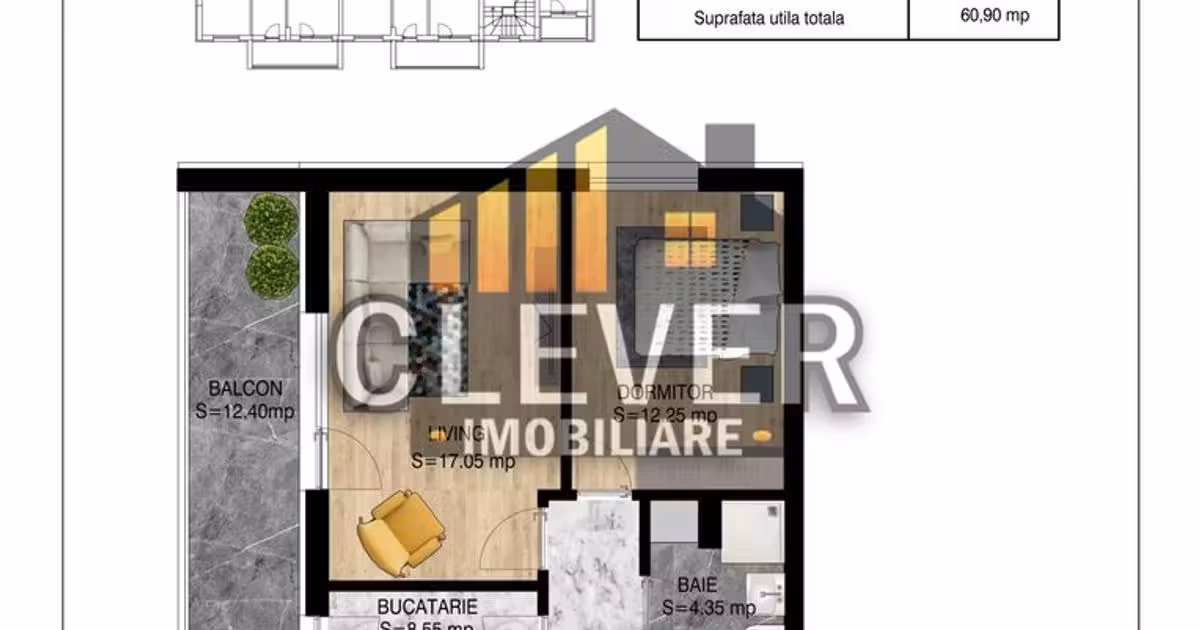 Apartament de vânzare cu 2 camere în zona Theodor Pallady, Sector 3