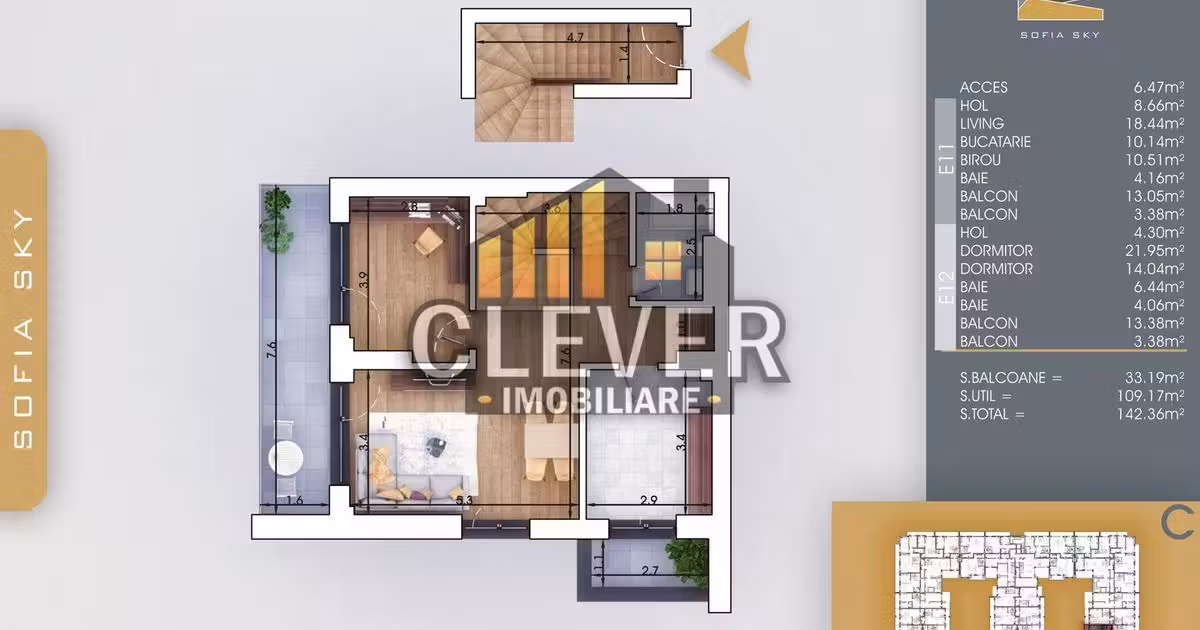 Apartament de vânzare cu 4 camere în zona Theodor Pallady, Sector 3