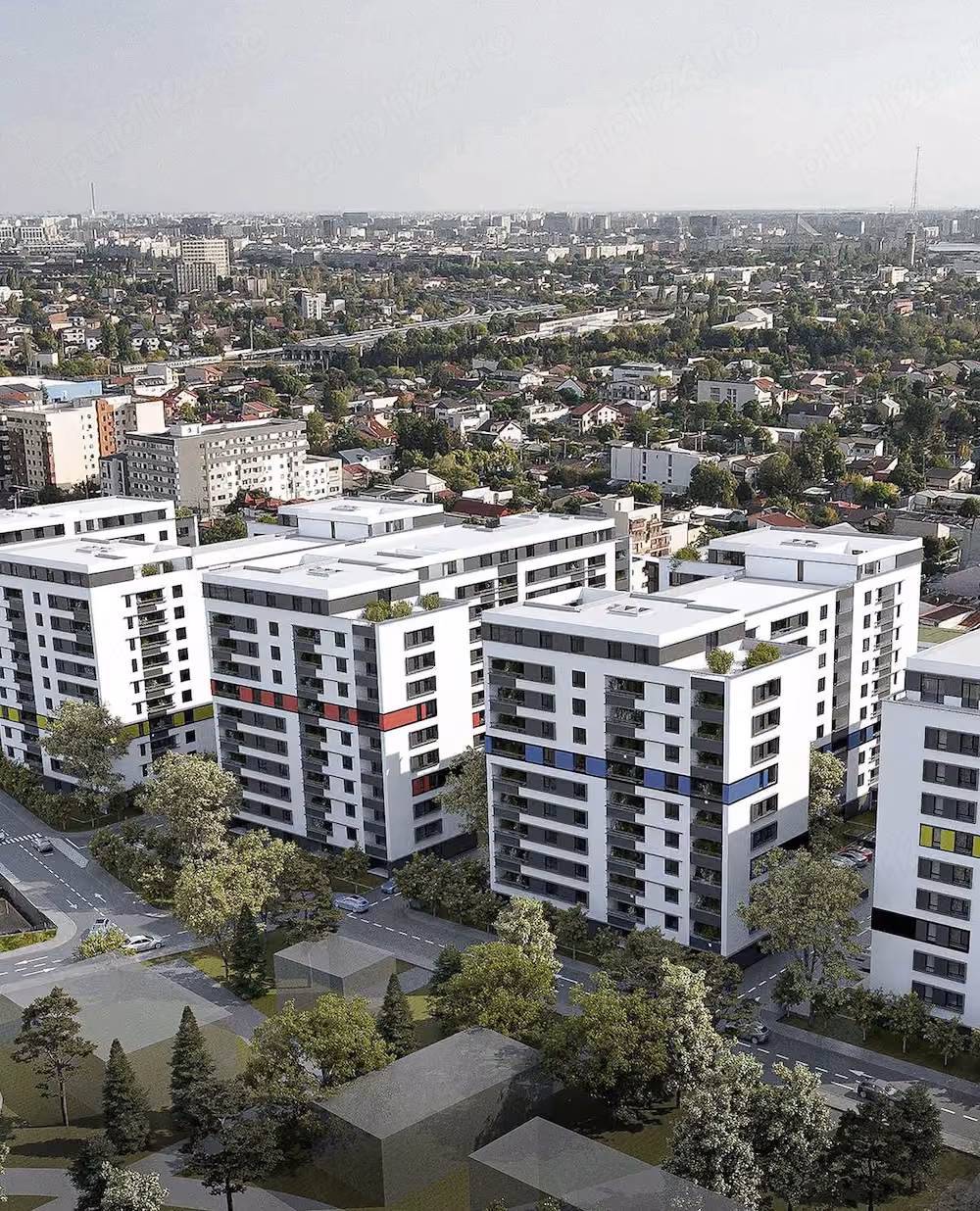 De inchiriat 2 camere Akcent City+parcare