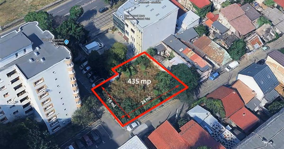 Teren intravilan de vânzare de 435 mp, în zona Progresul, Sector 4