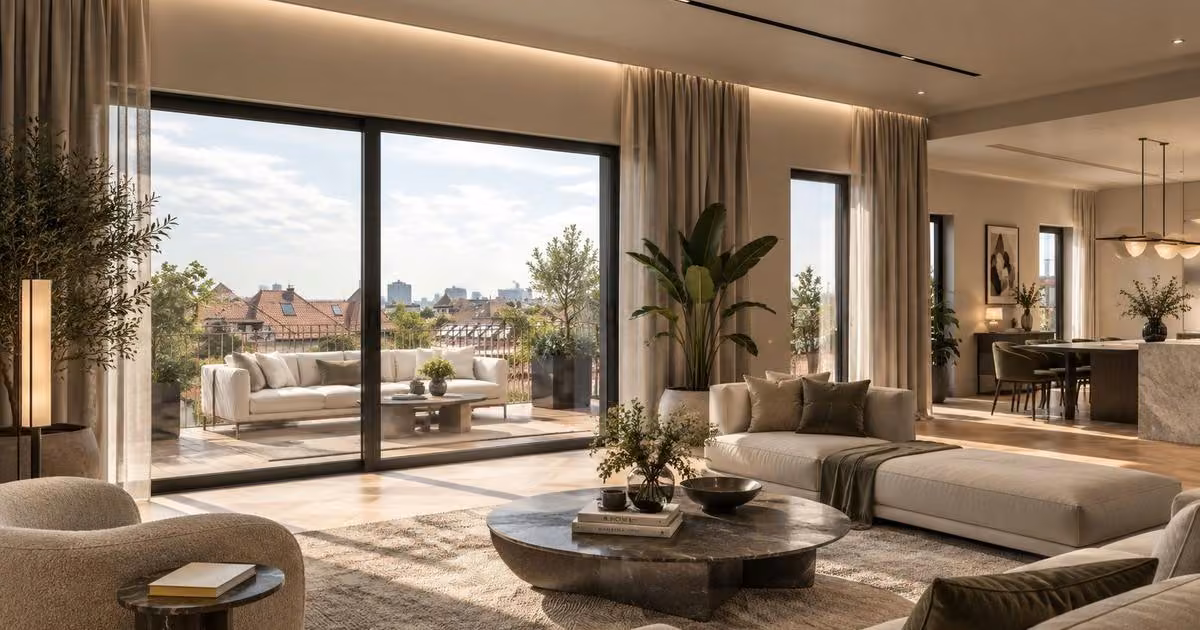 Penthouse de vânzare cu 4 camere în zona Capitale, Sector 1