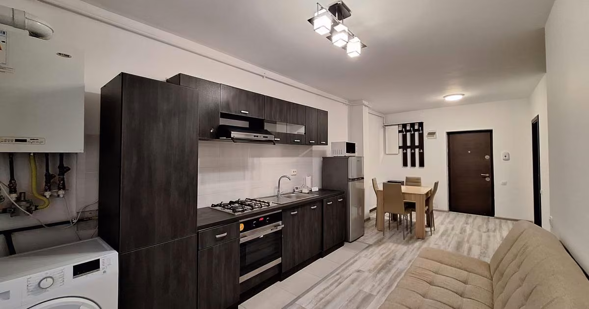 Apartament de vânzare cu 2 camere, mobilat în Florești