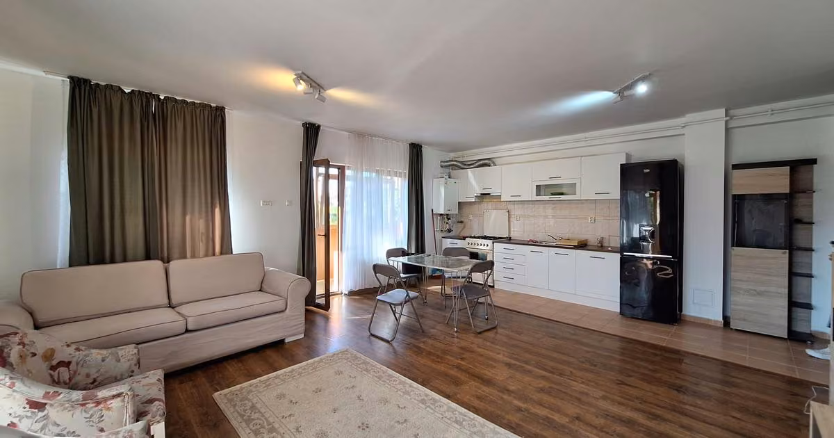 Apartament de vânzare cu 2 camere, mobilat în Florești