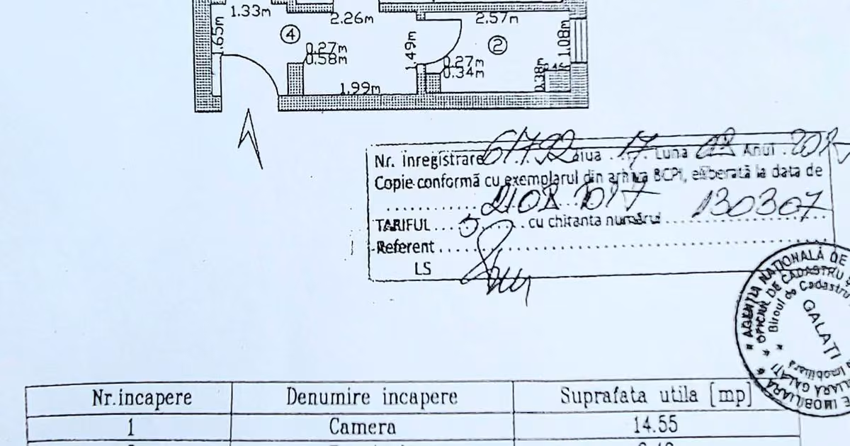 Garsonieră de vânzare în zona Siderurgiștilor, Galați