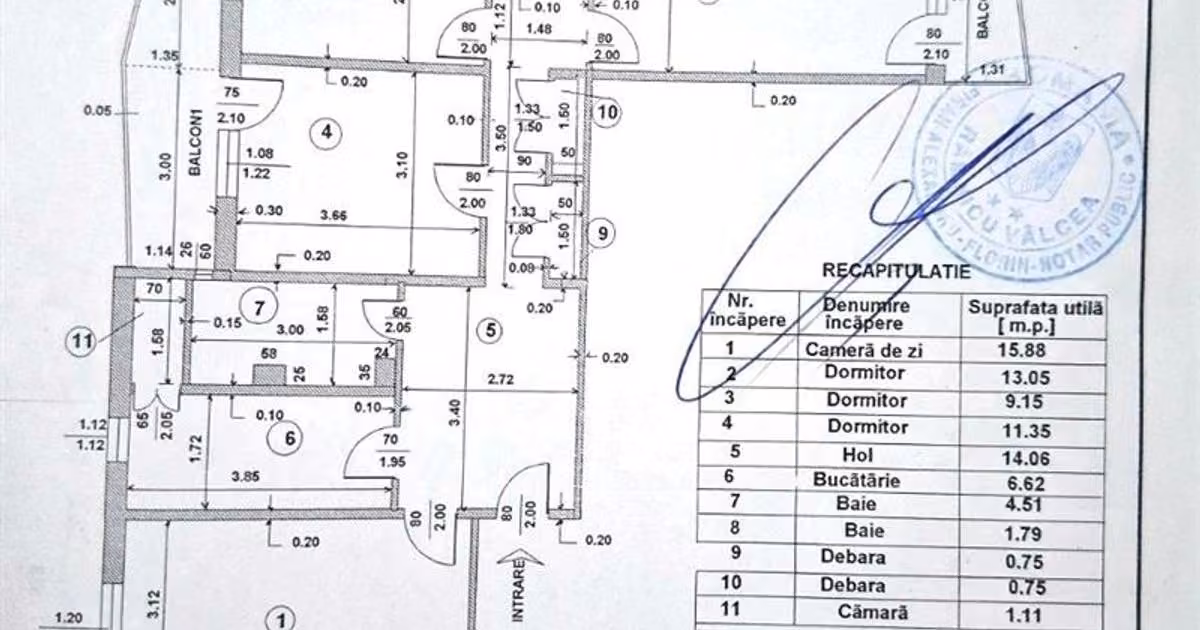 Apartament de vânzare cu 4 camere în zona Ostroveni, Râmnicu Vâlcea