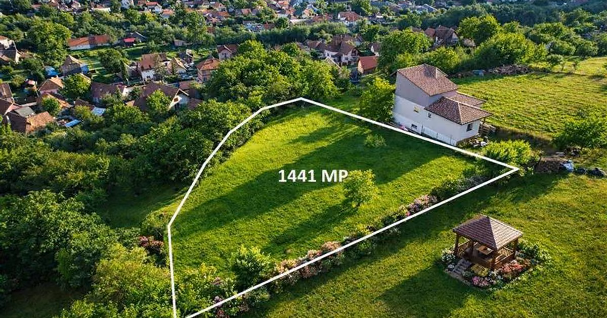 Teren Construcții intravilan de vânzare de 1441 mp, în zona Simeria, Sfântu Gheorghe