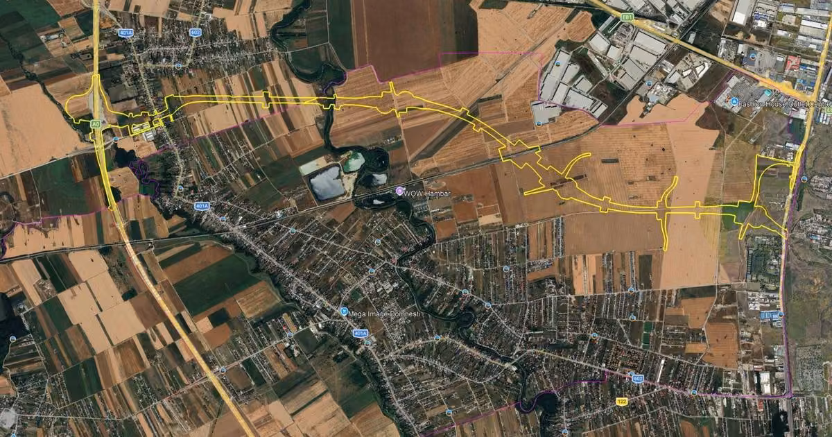 Teren Construcții intravilan de vânzare de 15500 mp, în Domnești