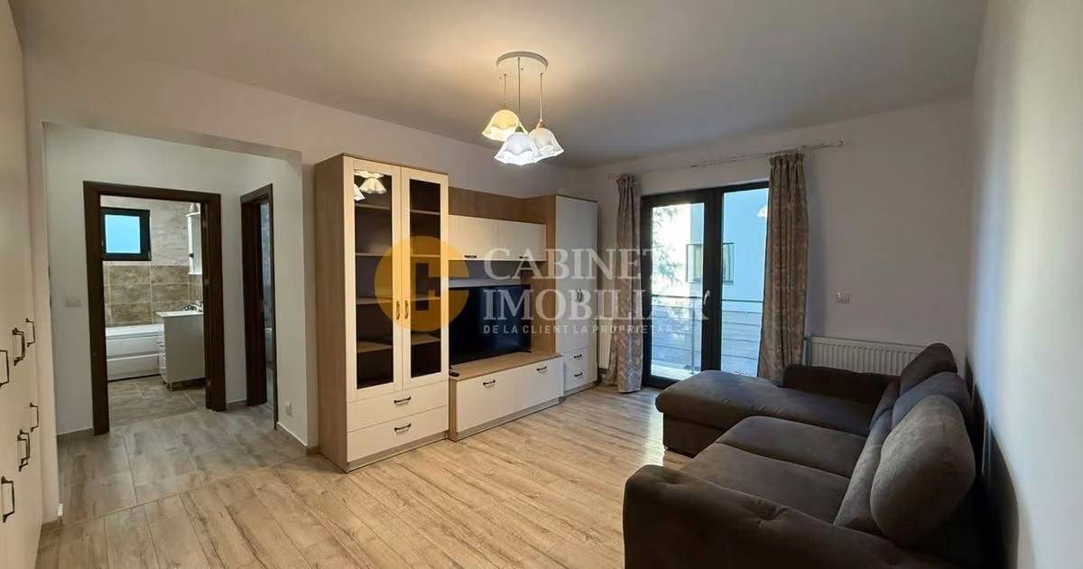 Apartament de vânzare cu 2 camere, mobilat în Rediu