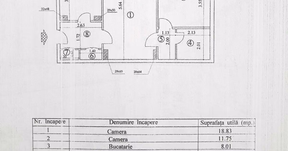 Apartament de vânzare cu 2 camere în zona Timpuri Noi, Sector 4