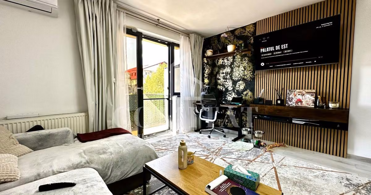Apartament de vânzare cu 2 camere, mobilat în Florești