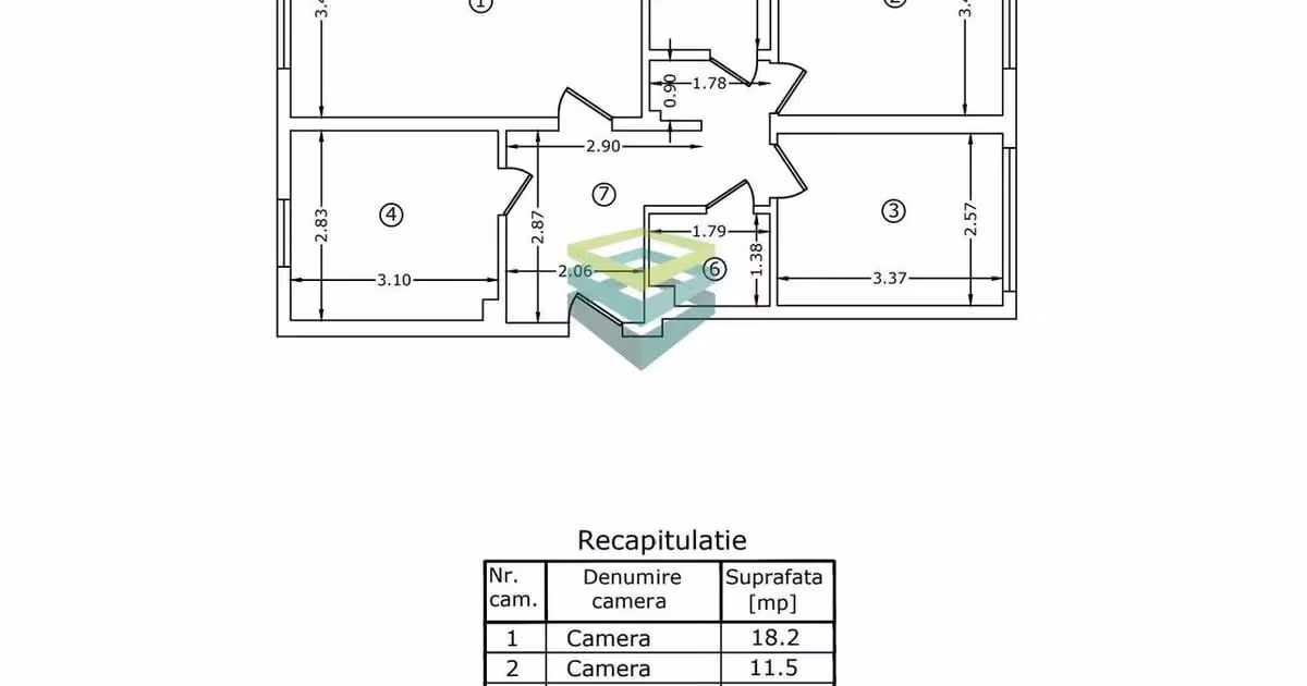 Apartament de vânzare cu 3 camere în zona Dristor, Sector 3