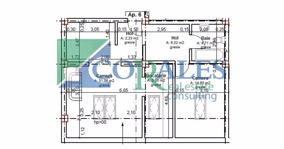 Apartament de vânzare cu 2 camere în zona Braytim, Timișoara
