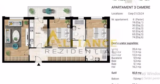 Apartament Sud