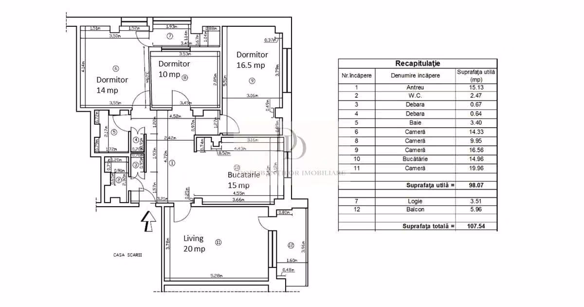 Apartament de vânzare cu 4 camere, mobilat în zona Mănăștur, Cluj-Napoca