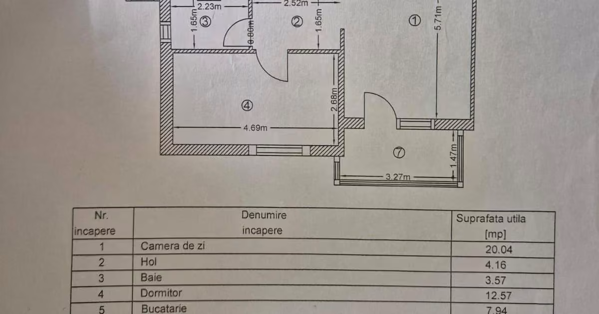 Apartament de vânzare cu 2 camere în zona 1 Decembrie 1918, Sector 3