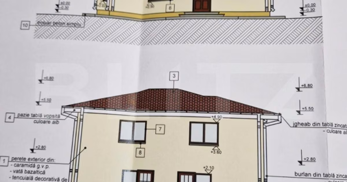 Casă individuală de vânzare cu 5 camere în Rediu