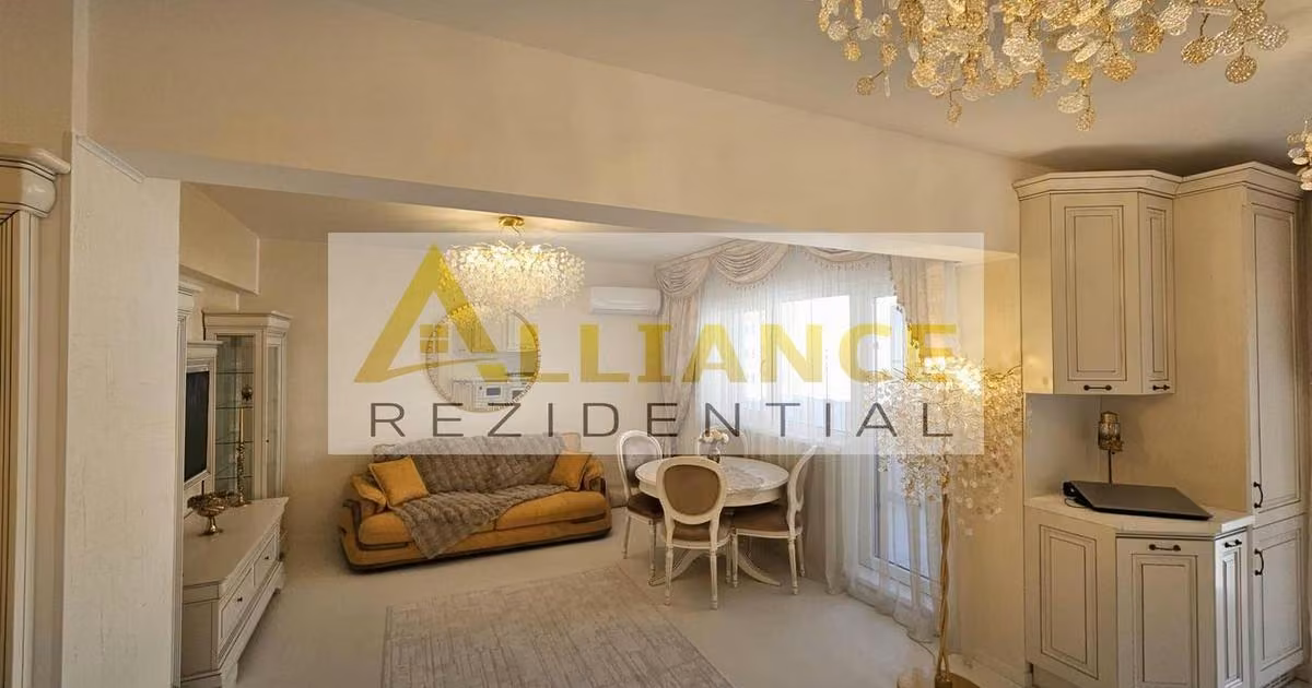 Apartament de vânzare cu 3 camere, mobilat în Popești-Leordeni