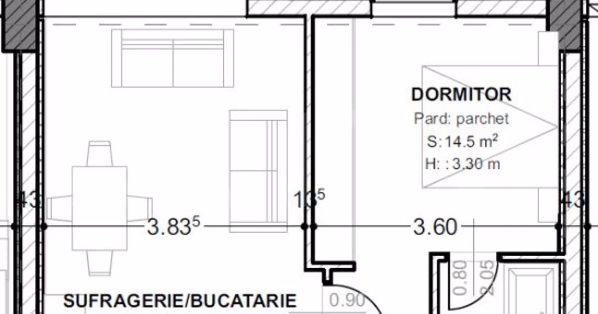 Apartament de vânzare cu 2 camere în zona Central, Timișoara