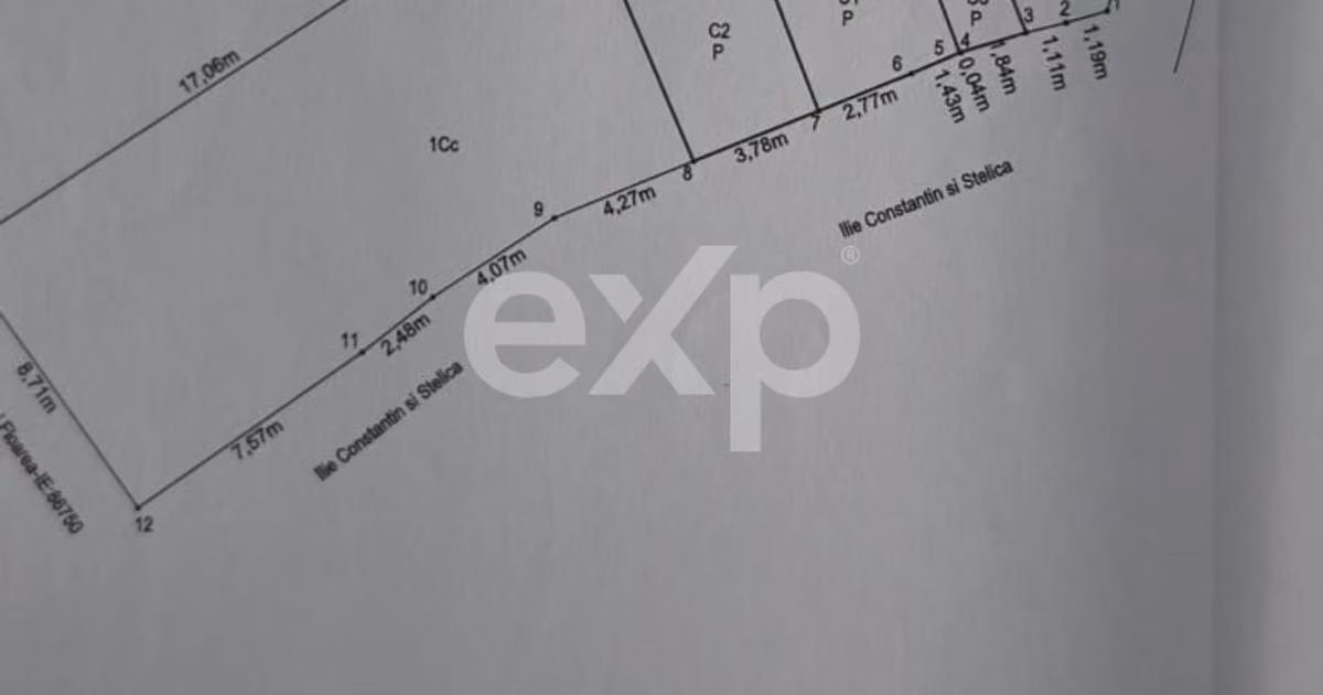 Teren Construcții intravilan de vânzare de 777 mp, în zona Găvana, Pitești