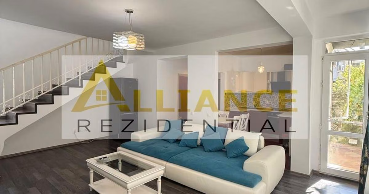 Duplex de vânzare cu 4 camere, mobilat în Popești-Leordeni