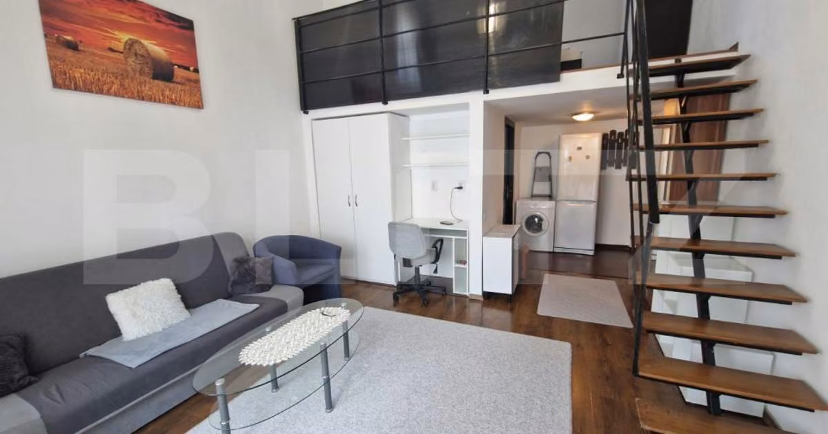 Apartament de vânzare cu 2 camere, mobilat în zona Andrei Mureșanu, Cluj-Napoca
