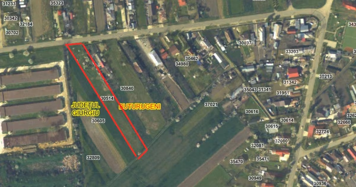 Teren Construcții intravilan de vânzare de 2720 mp, în Buturugeni
