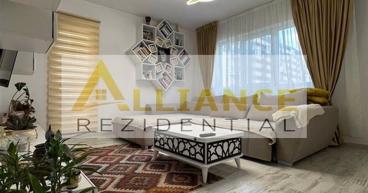 Apartament de vânzare cu 2 camere, mobilat în Popești-Leordeni