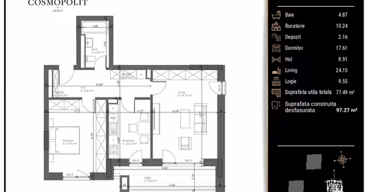 Apartament Centrul Civic