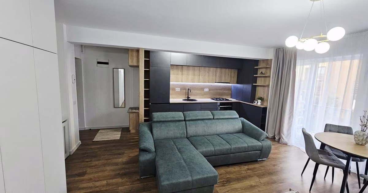 Apartament de vânzare cu 2 camere, mobilat în Florești