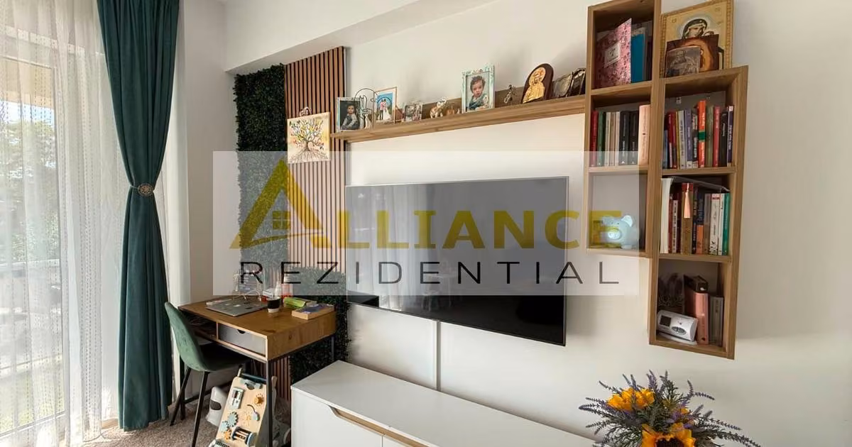 Apartament de vânzare cu 2 camere, mobilat în Popești-Leordeni