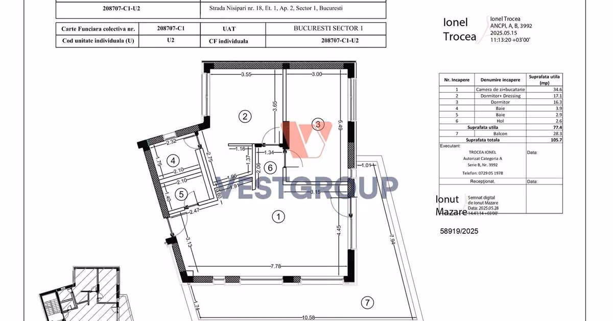 Apartament de vânzare cu 3 camere în zona Herăstrău, Sector 1