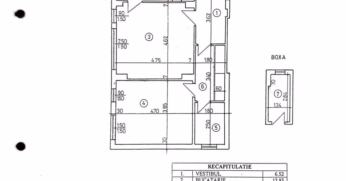 Apartament de vânzare cu 2 camere în zona Eminescu, Sector 2