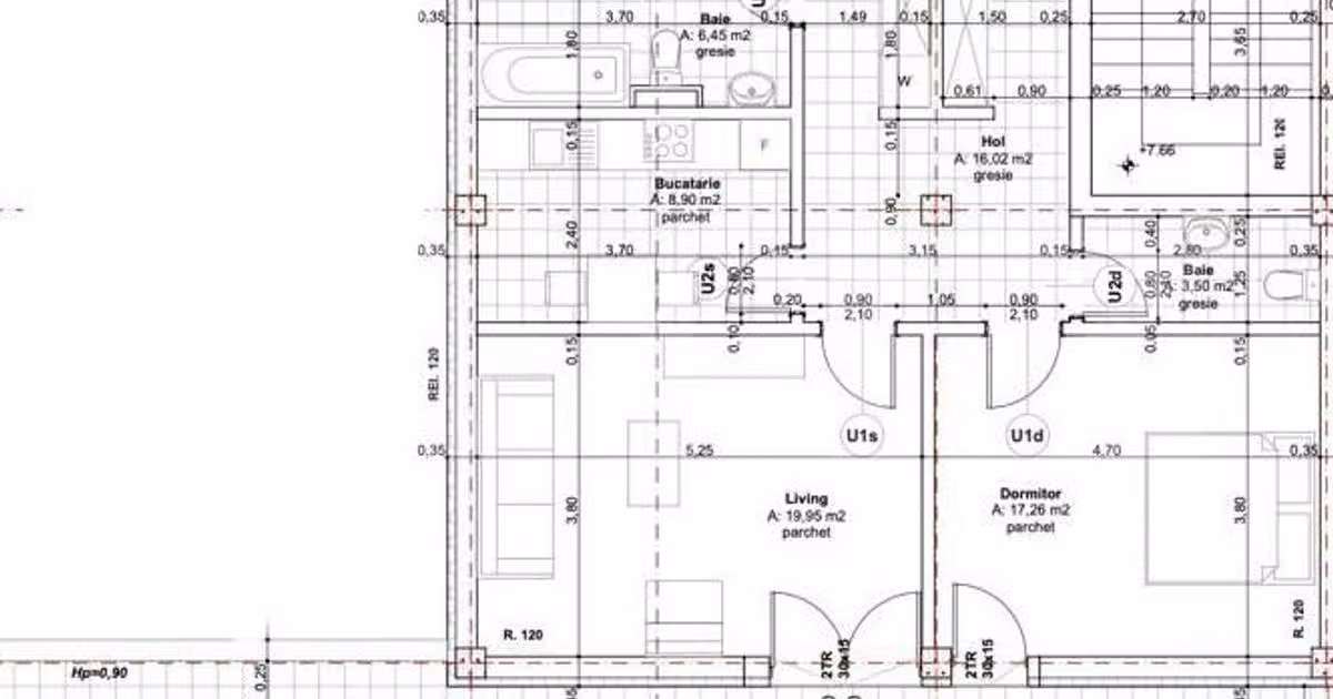 Apartament de vânzare cu 3 camere în zona Lipovei, Timișoara