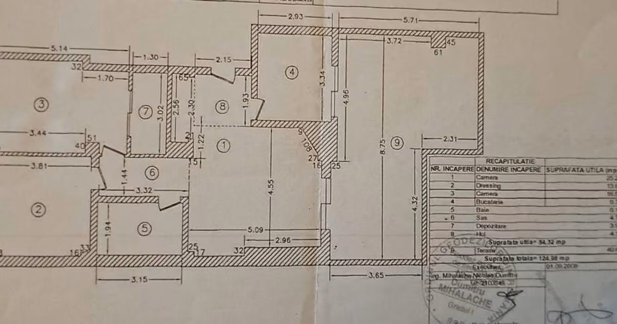 Apartament de vânzare cu 3 camere, mobilat în Voluntari