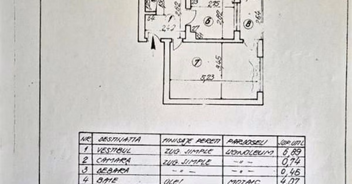Apartament de vânzare cu 2 camere în zona Aviației, Sector 1