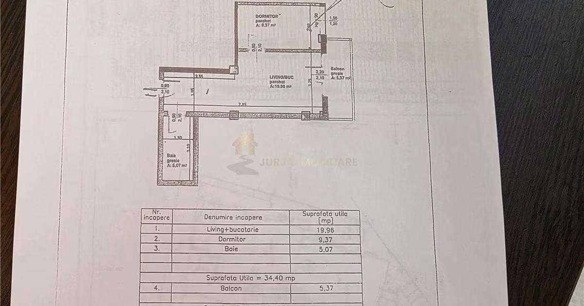 Apartament de vânzare cu 2 camere, mobilat în zona Bună Ziua, Cluj-Napoca