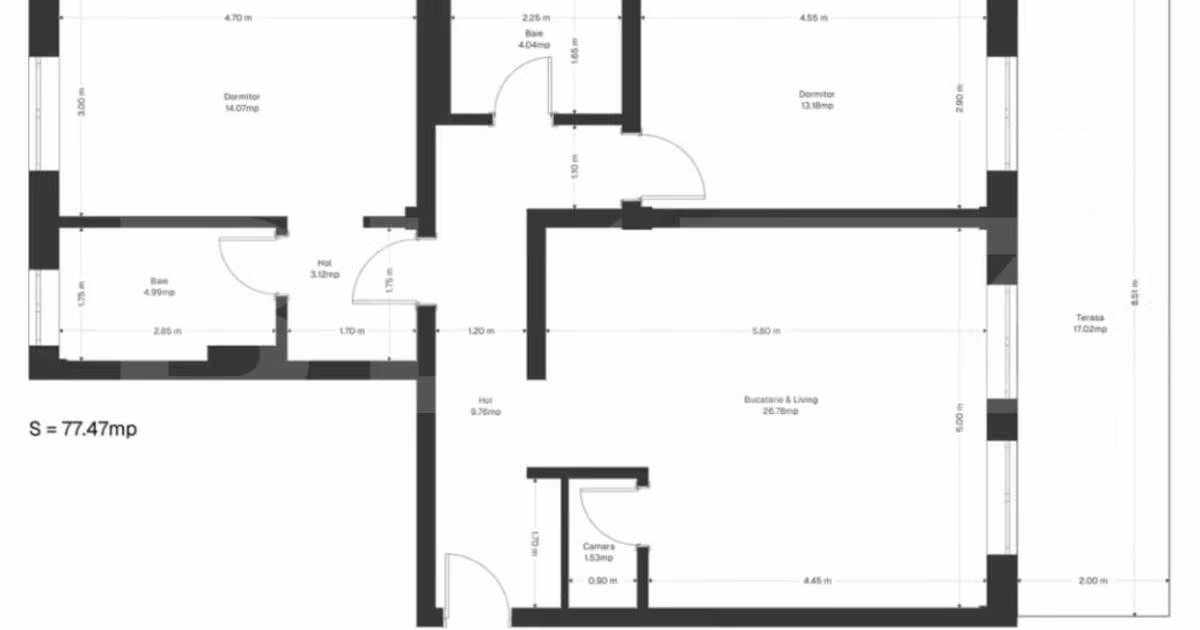 Apartament de vânzare cu 3 camere în zona Ghirodei, Timișoara