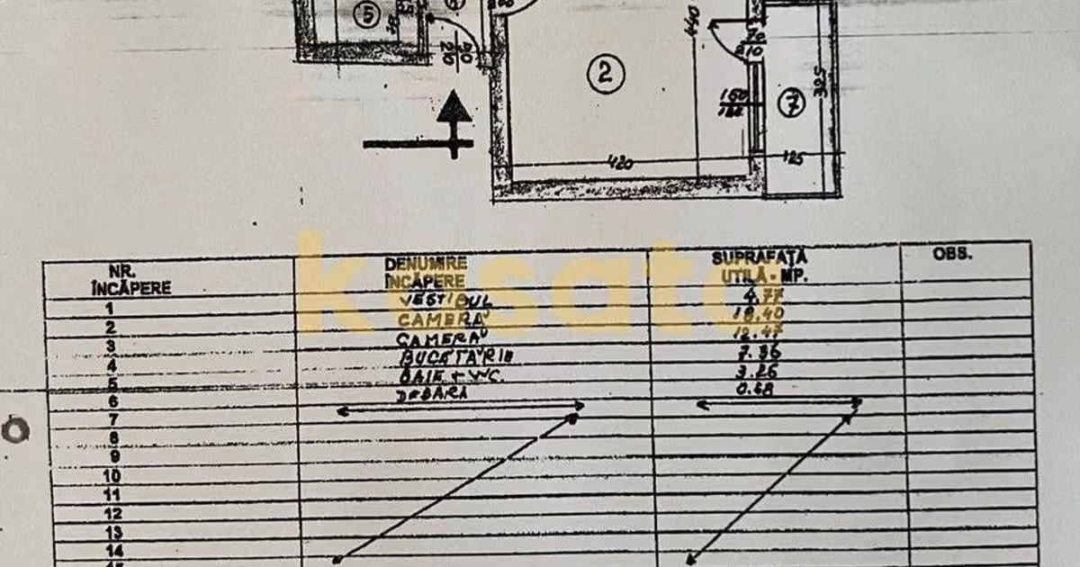 Apartament de vânzare cu 2 camere, mobilat în zona 1 Decembrie 1918, Sector 3