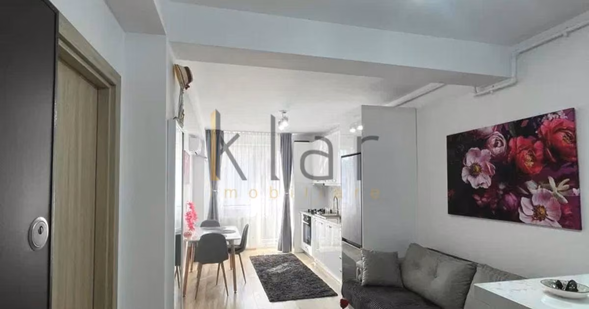 Apartament de vânzare cu 2 camere, mobilat în Florești