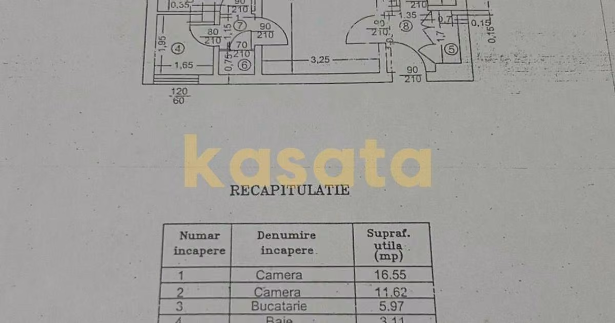 Apartament de vânzare cu 2 camere, mobilat în zona Muncii, Sector 2