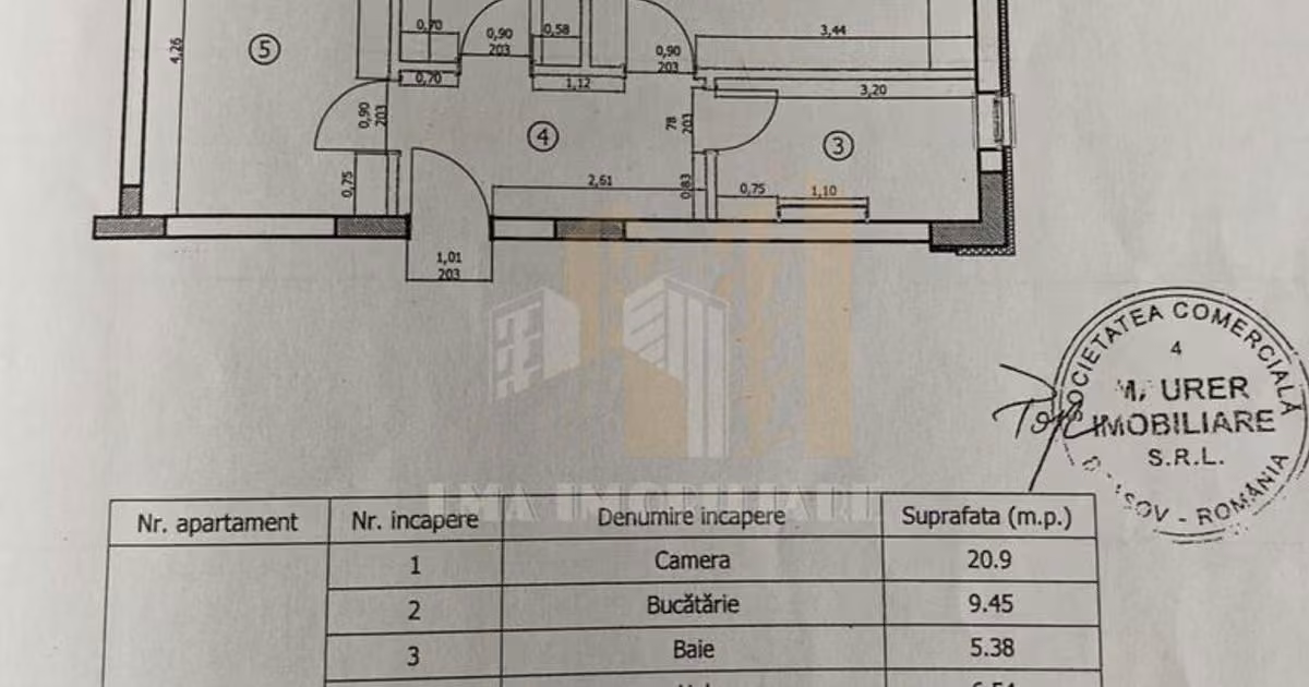 Apartament de vânzare cu 2 camere, mobilat în zona Avantgarden, Brașov