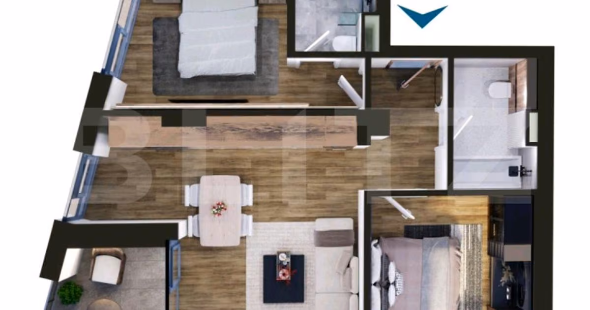 Apartament de vânzare cu 3 camere în zona Torontalului, Timișoara