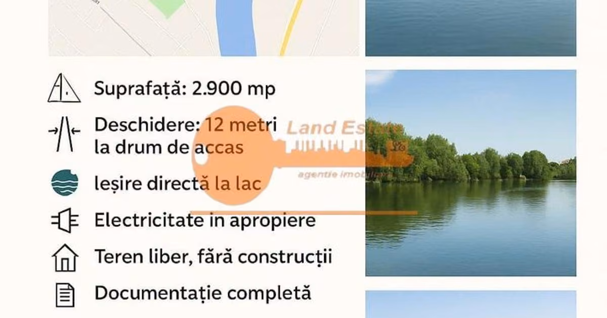 Teren Construcții intravilan de vânzare de 2953 mp, în Mogoșoaia