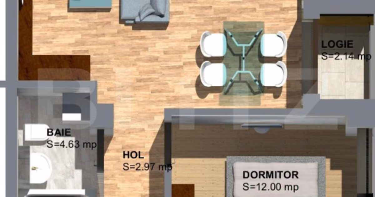 Apartament de vânzare cu 2 camere în zona Torontalului, Timișoara
