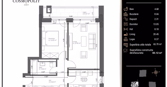 Apartament Centrul Civic