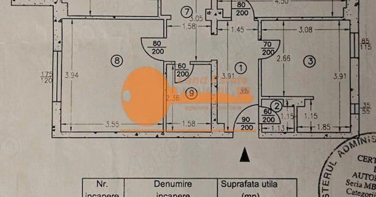 Apartament de vânzare cu 3 camere, mobilat în zona Păcii, Sector 6